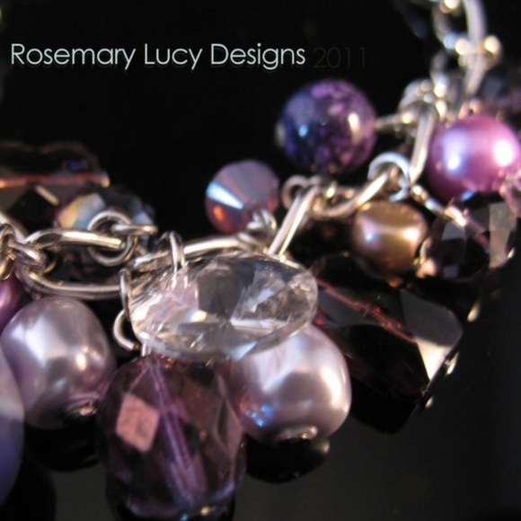 Lavender bubble bracelet© necklace 3 in 1 - Picture 3 of 8
